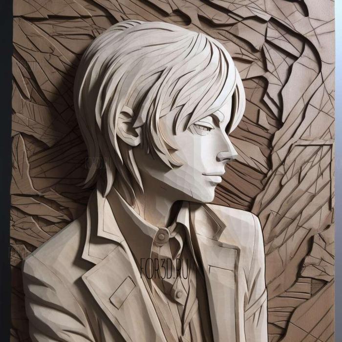 st Junichi Suwabe from Bungo Stray Dogs 1 stl model for CNC