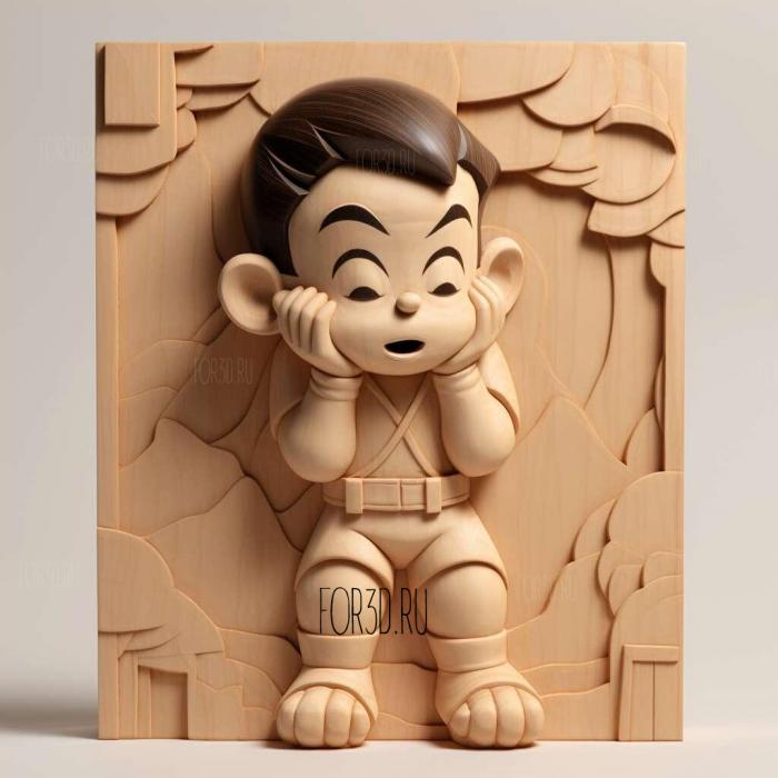 st Astro Boy Osamu Tezuka 4 stl model for CNC