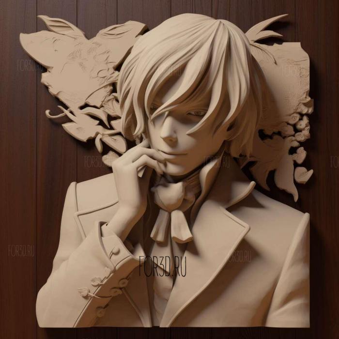 st Atsushi Ono from Bungo Stray Dogs 4 stl model for CNC