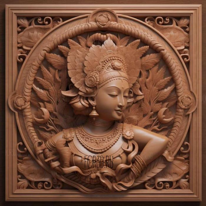 Megawati Sukarnoputri 1 stl model for CNC