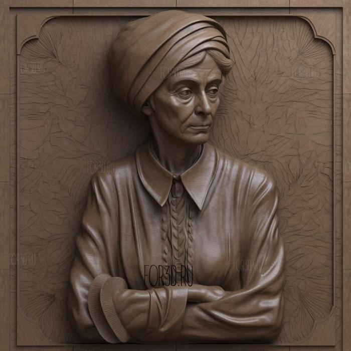 Gina Kuncheva Mother of Vasil Levski statue 1 stl model for CNC