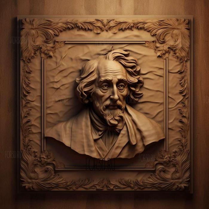 Felix Mendelssohn Bartholdi 1 stl model for CNC