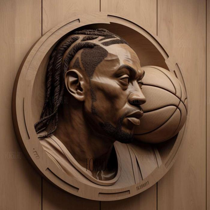 Kawhi Leonard ure 1 stl model for CNC