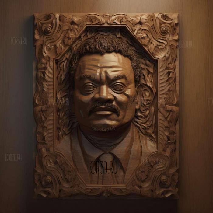 Rev Jesse Jackson 1 stl model for CNC