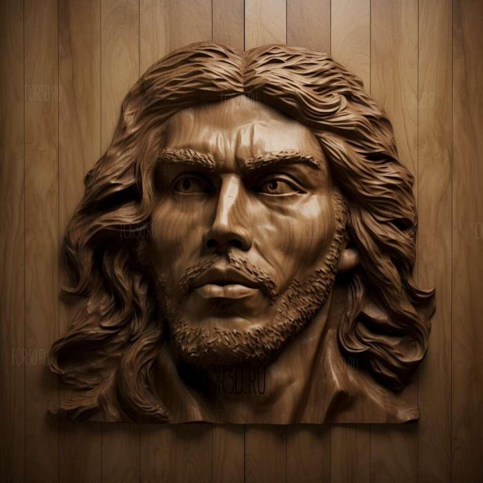 Che Guevara guerrilla leader 1 stl model for CNC