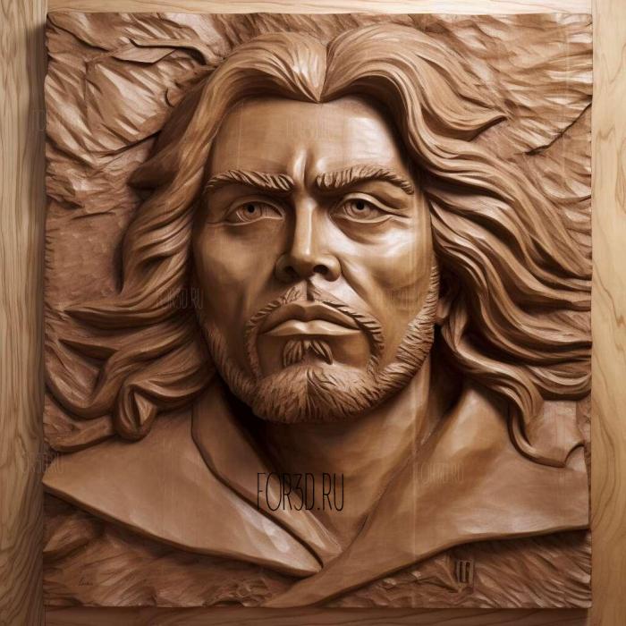 Che Guevara guerrilla leader 3 3d stl модель для ЧПУ