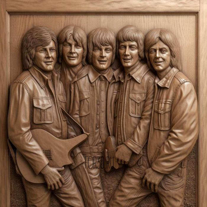 Bay City Rollers 4 stl model for CNC