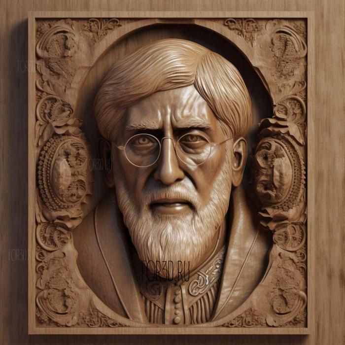 Amitabh Bachchan 1 stl model for CNC