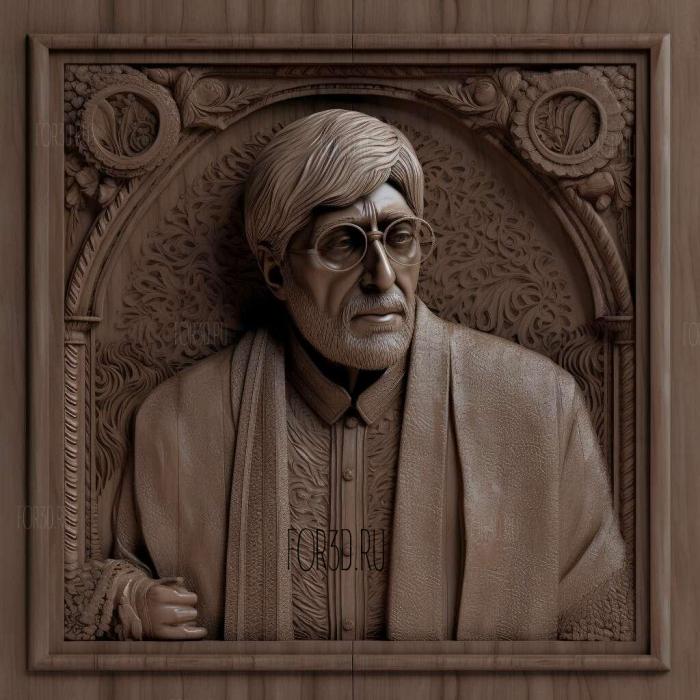 Amitabh Bachchan 2 stl model for CNC