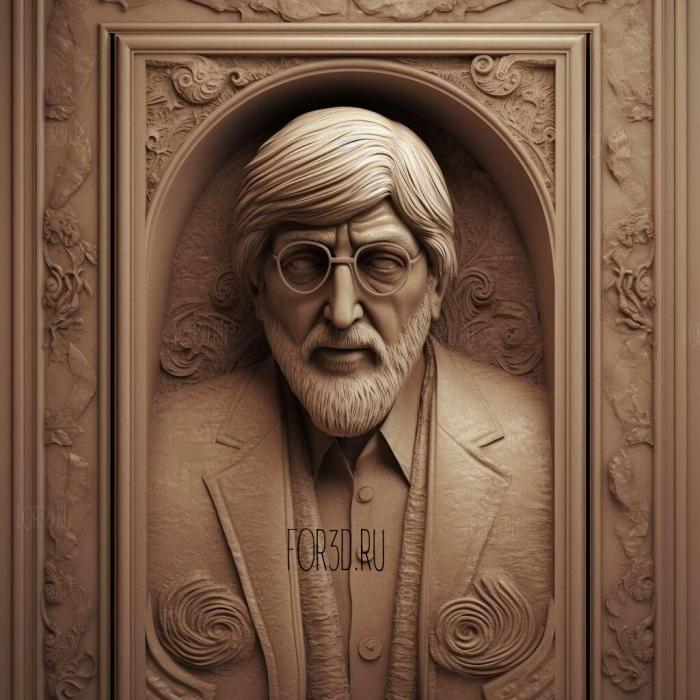 Amitabh Bachchan 4 stl model for CNC