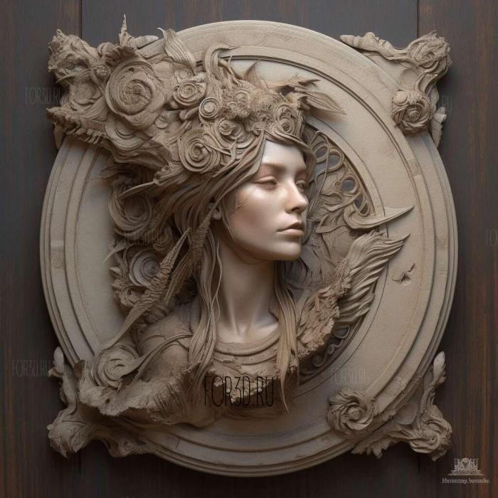 Bastien Lecouffe Deharme 1 stl model for CNC