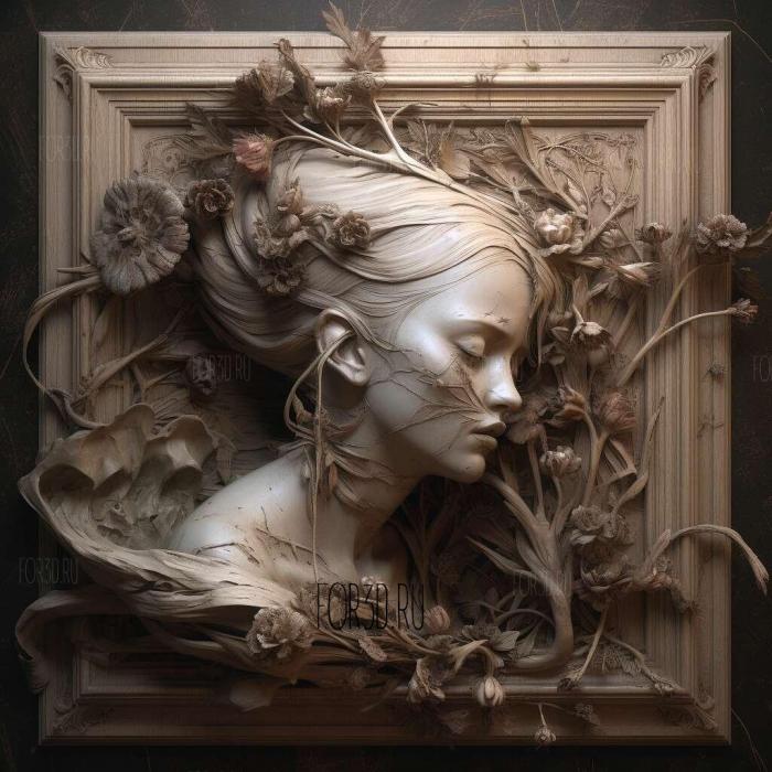 Bastien Lecouffe Deharme 3 stl model for CNC