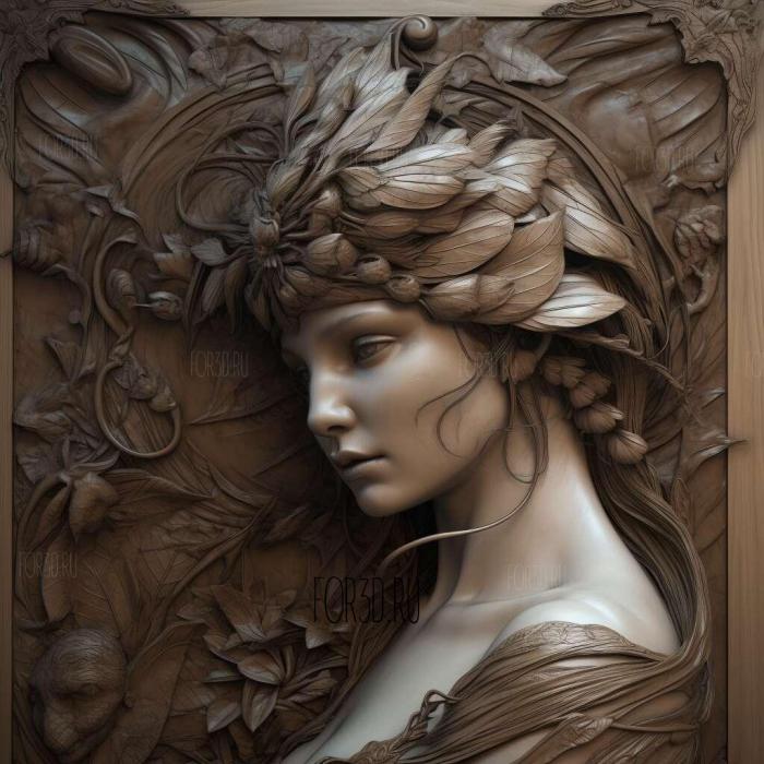 Bastien Lecouffe Deharme 4 stl model for CNC