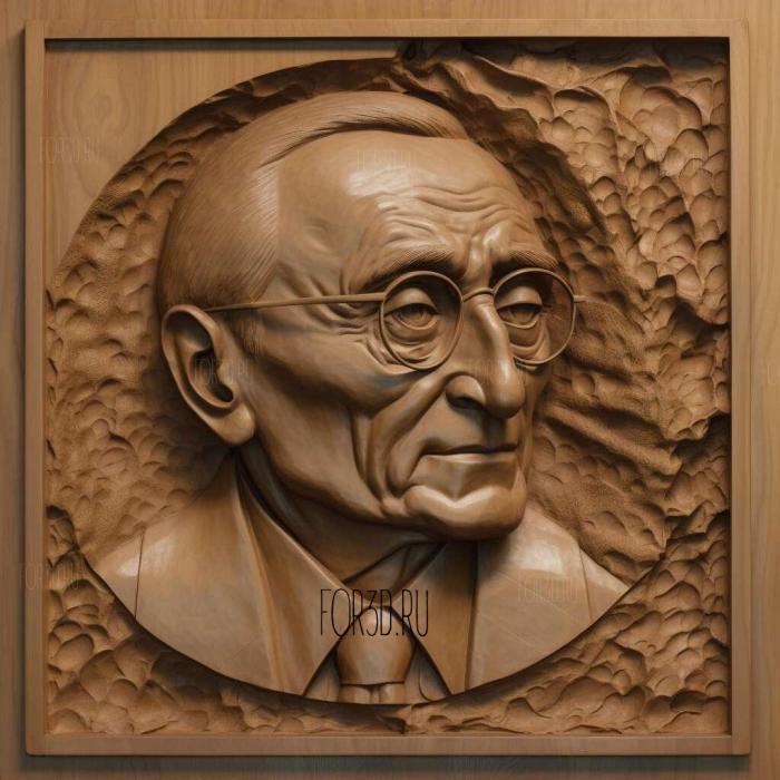 Ingvar Feodor Kamprad 4 stl model for CNC