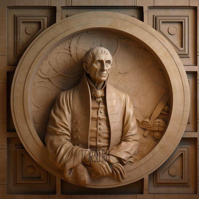 Alessandro Volta 1 3d stl модель для ЧПУ