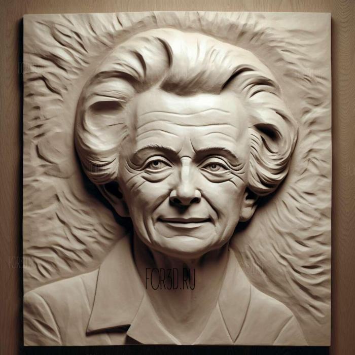 Ursula von der Leyen 3 stl model for CNC