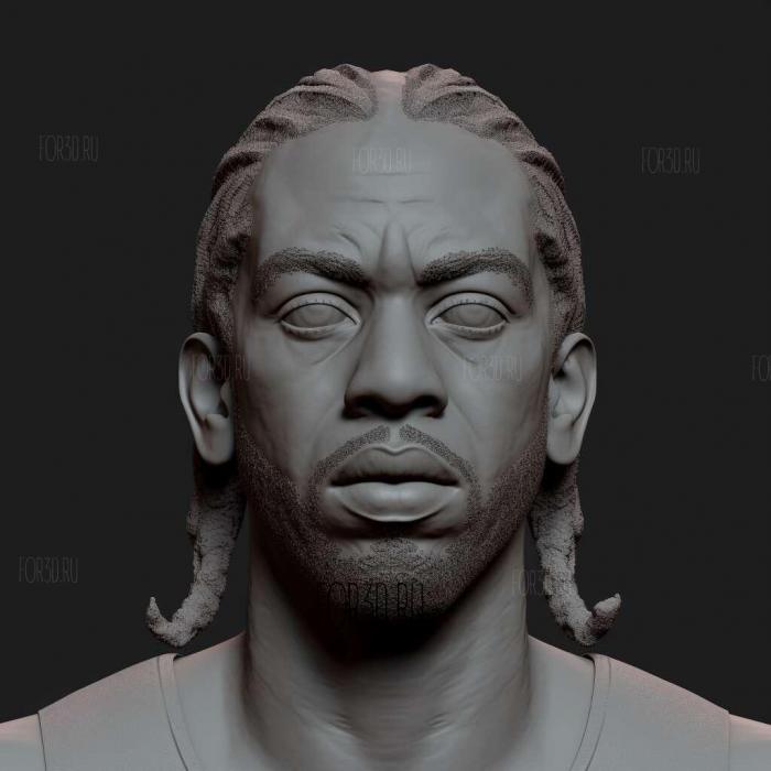 Kawhi Leonard ure 1 stl model for CNC