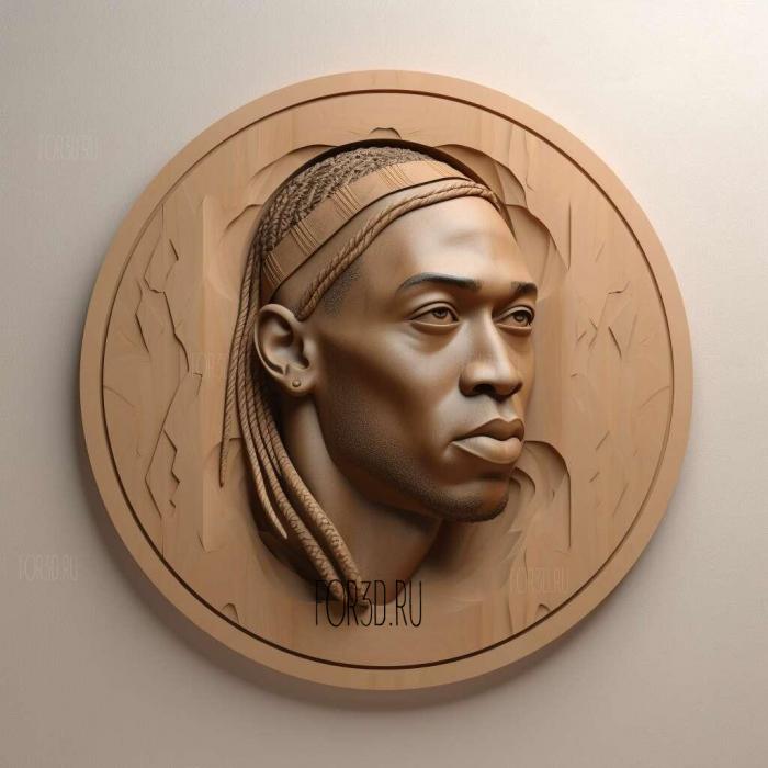 Kawhi Leonard ure 2 stl model for CNC