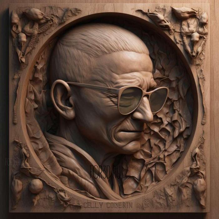 chester bennington 3 stl model for CNC