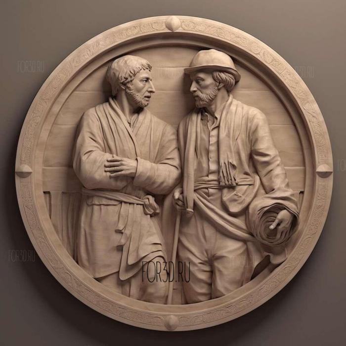 William Procter and James Gamble 2 stl model for CNC