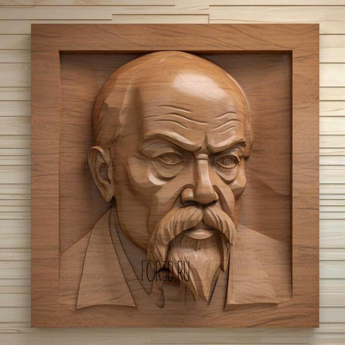 Vladimir Ilyich Lenin 4 stl model for CNC