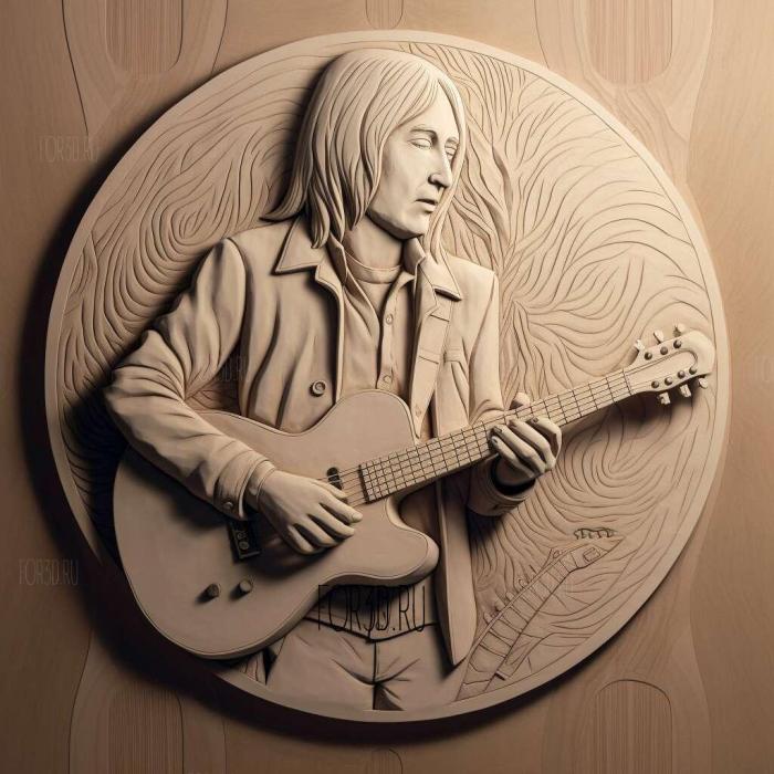 Tom Petty and the Heartbreakers 1 stl model for CNC