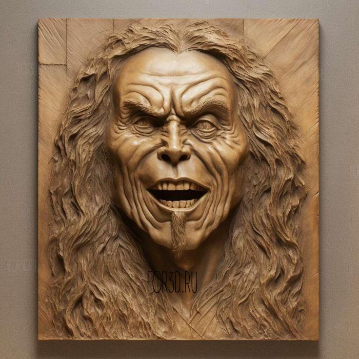 Ronnie James Dio 1 stl model for CNC