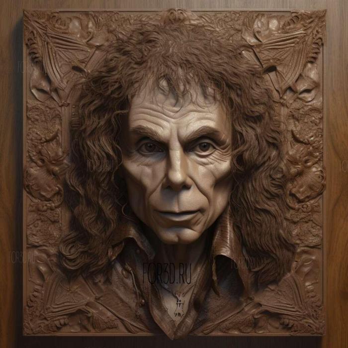 Ronnie James Dio 4 stl model for CNC