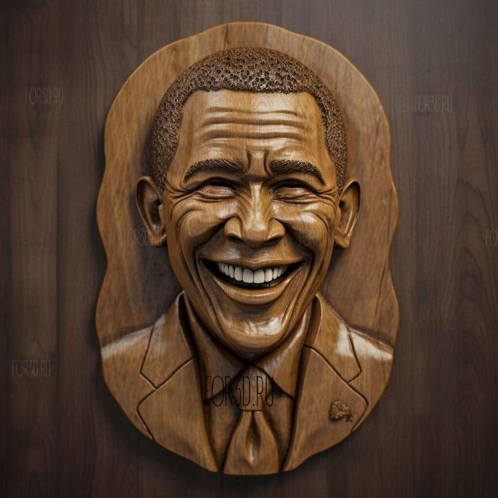 Barack Obama Not Bad meme 1 stl model for CNC