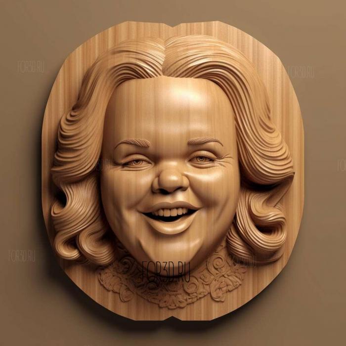 Melissa McCarthy 1 stl model for CNC