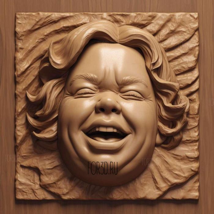 Melissa McCarthy 2 stl model for CNC