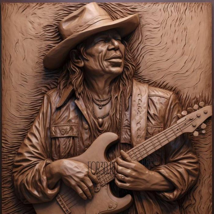 Stevie Ray Vaughan 2 stl model for CNC