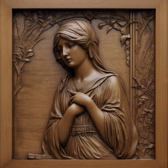 william waterhouse 4 stl model for CNC