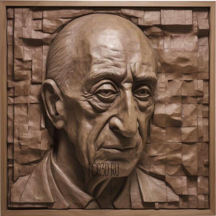 Arnold Schoenberg 1 3d stl модель для ЧПУ