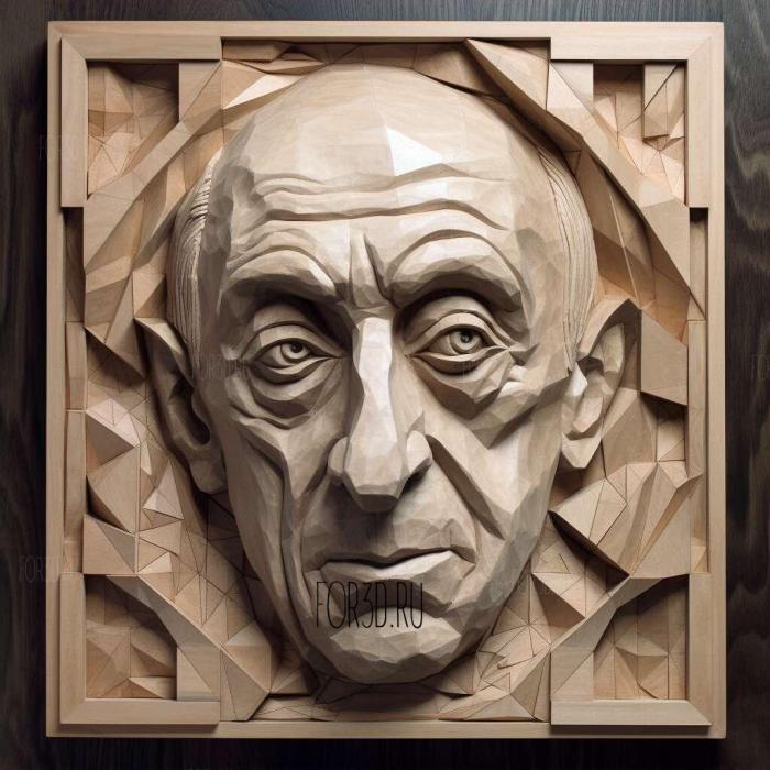 Arnold Schoenberg 4 3d stl модель для ЧПУ