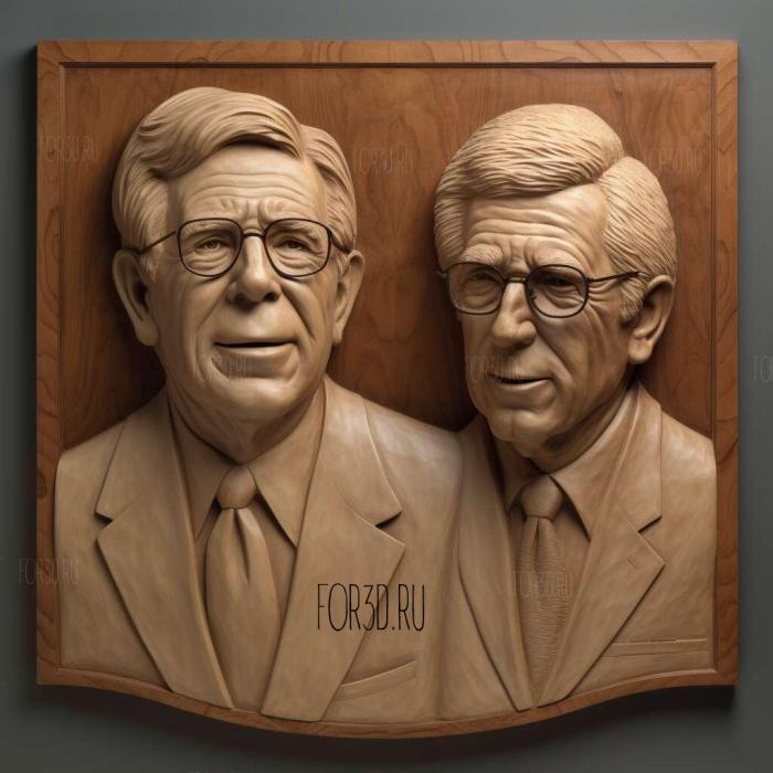 st Bob ward and Carl Bernstein The Whole Presidential 2 stl model for CNC