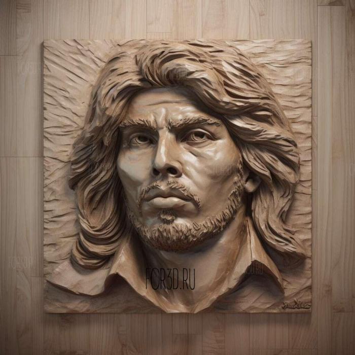 Ernesto Che Guevara 1 3d stl модель для ЧПУ