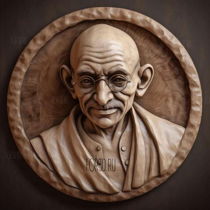 Gandhi COLLECTION 5 2 3d stl модель для ЧПУ