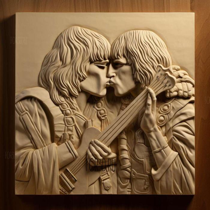 TOMMY THAYER KISS 2 stl model for CNC