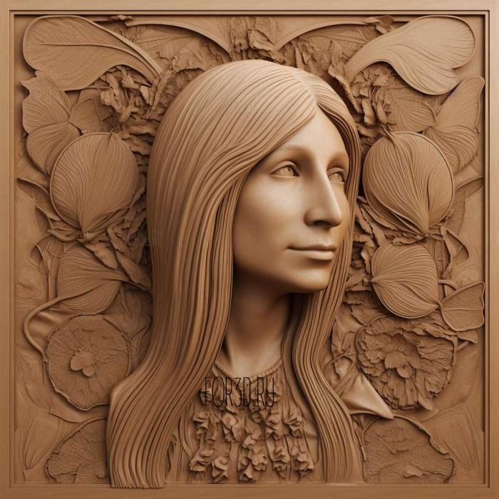 Barbra Streisand 3 stl model for CNC