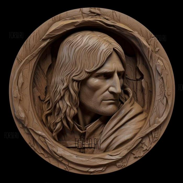 st Aragorn Lord of the Rings 1 stl model for CNC