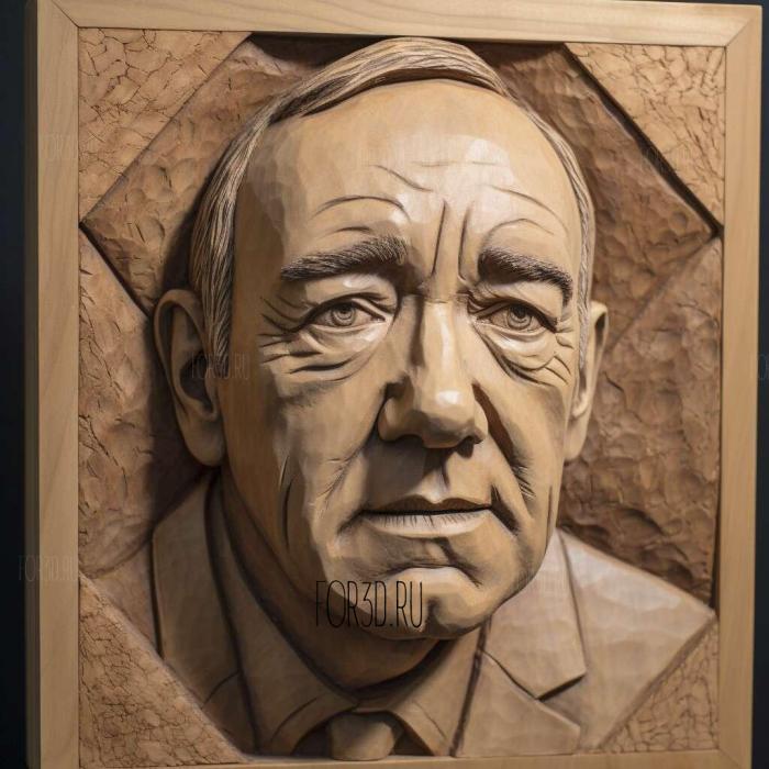 Chatterbox Suspicious persons Kevin Spacey 1 stl model for CNC