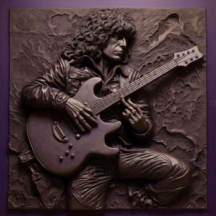 RITCHIE BLACKMORE DEEP PURPLE 3 stl model for CNC