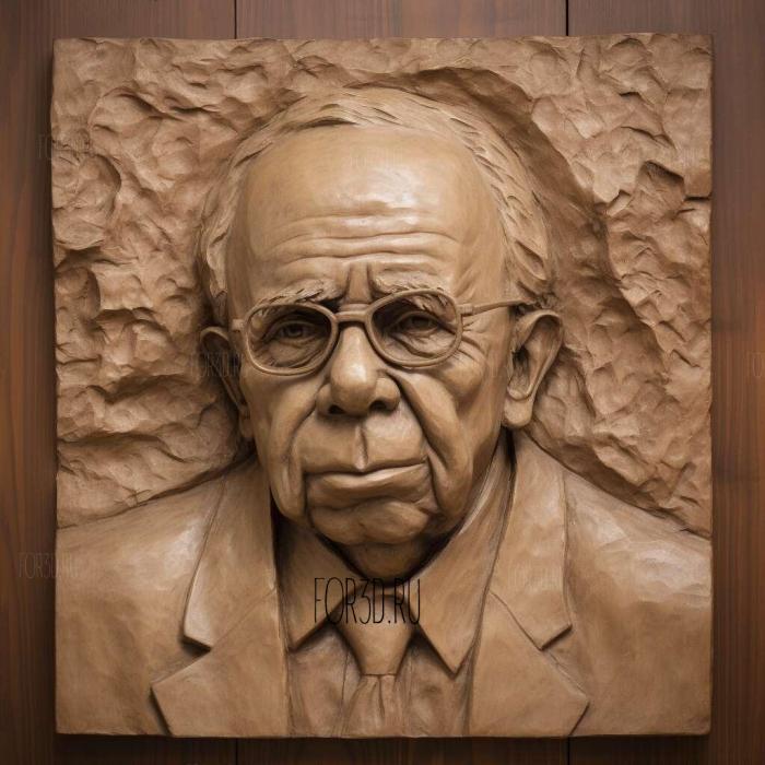 Andrei Sakharov Soviet dissident 4 3d stl модель для ЧПУ