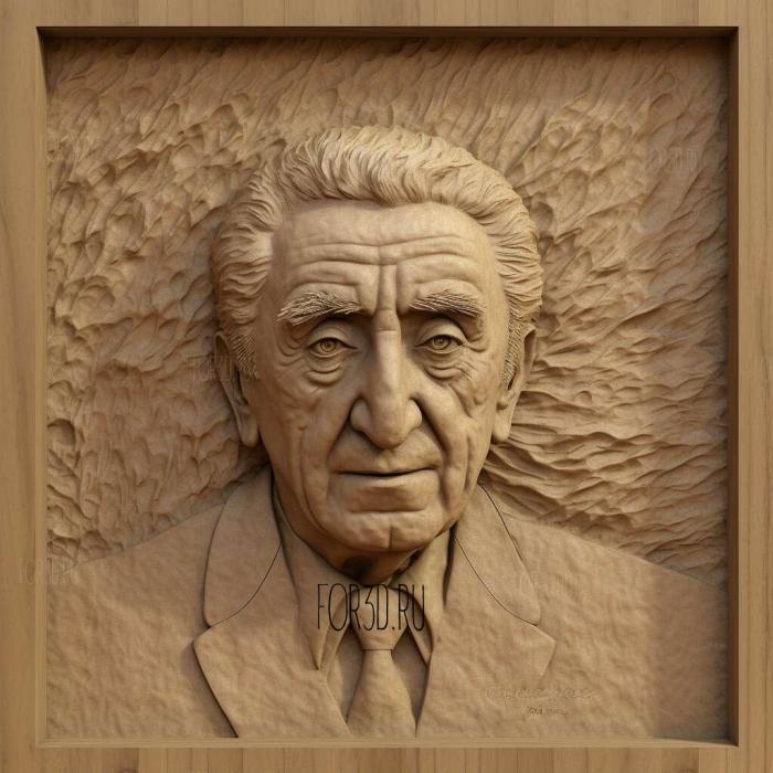 Aram Ilyich Khachaturian 3 stl model for CNC