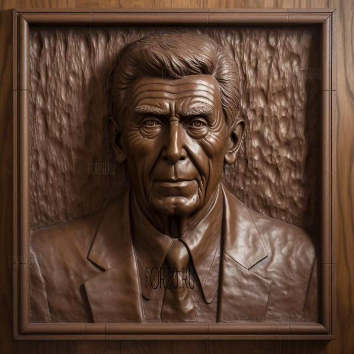 Ronald Reagan USPresident 3 stl model for CNC