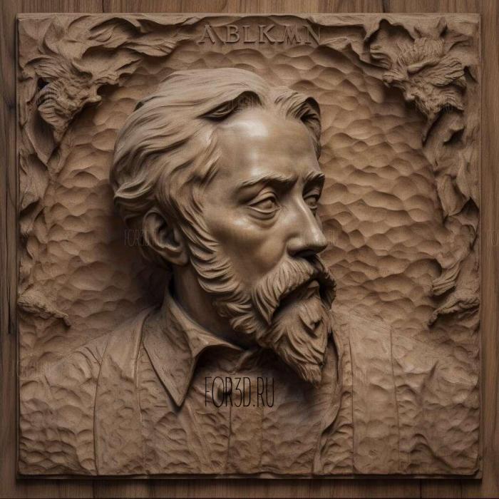 Alexander Nikolaevich Scriabin 1 stl model for CNC