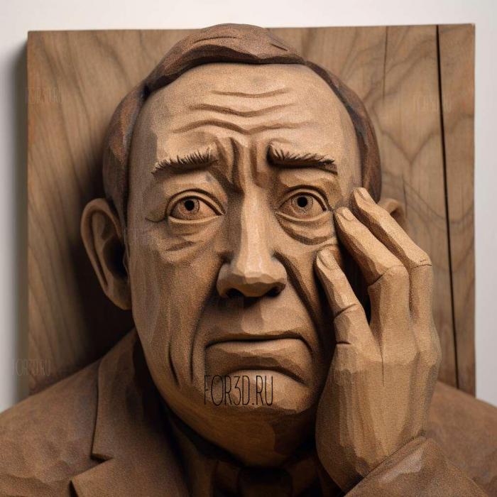 Chatterbox Suspicious persons Kevin Spacey 1 stl model for CNC