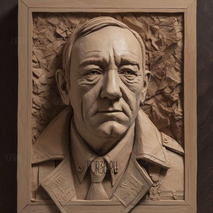 Chatterbox Suspicious persons Kevin Spacey 3 stl model for CNC