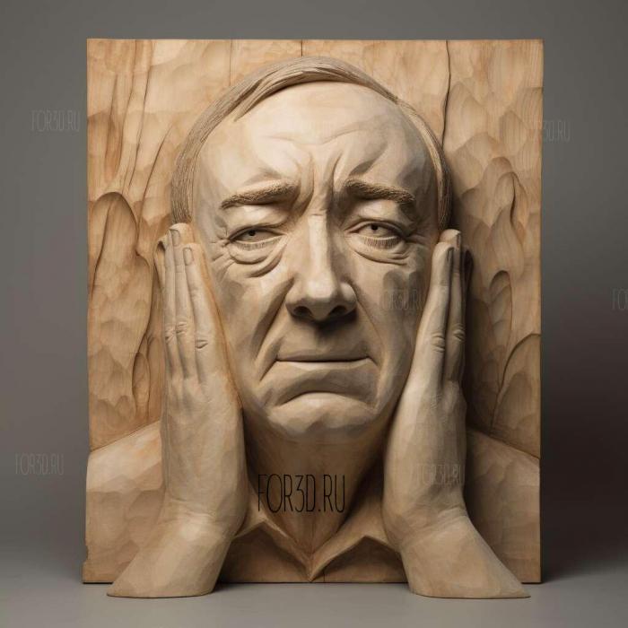 Chatterbox Suspicious persons Kevin Spacey 4 stl model for CNC